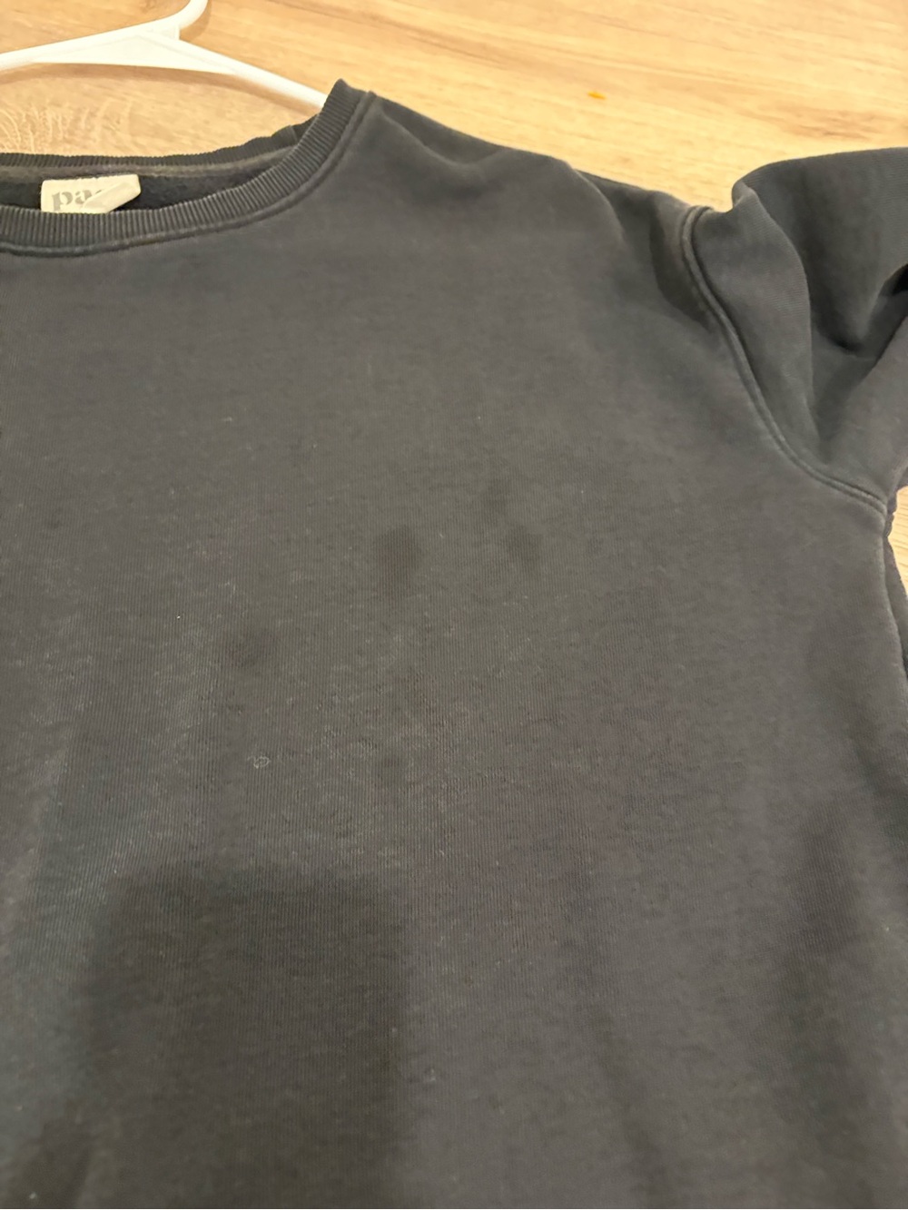 Pact Organic Cotton Black Crew Size Meidum - Picture 6 of 8